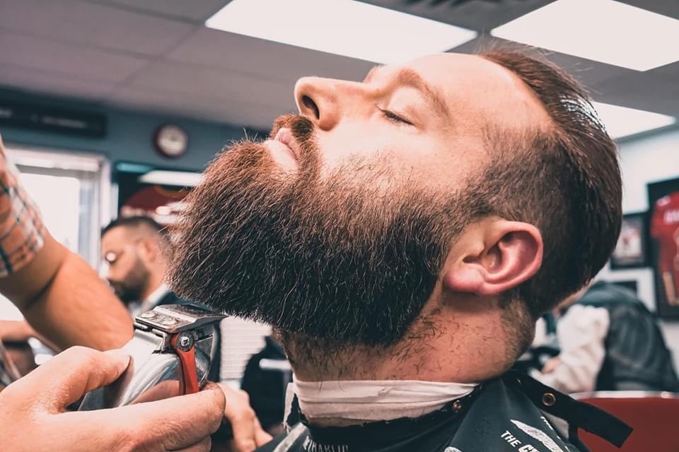 Caveman barber shop